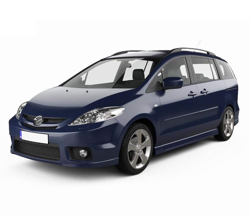 Protectii prag portbagaj inox Mazda 5 I fabricatie 2005 - 09.2010, caroserie van