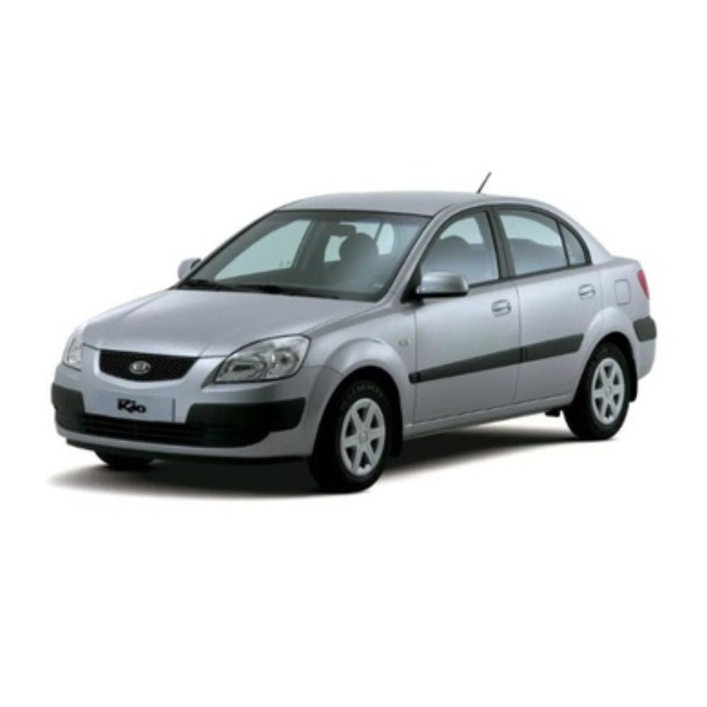 Protectie praguri usi inox Kia Rio II fabricatie 2005 - 2011, caroserie sedan