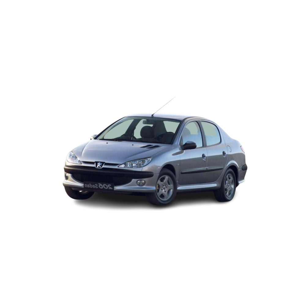 Covorase auto tip tavita Peugeot 206 fabricatie 1998 - 2010, caroserie sedan