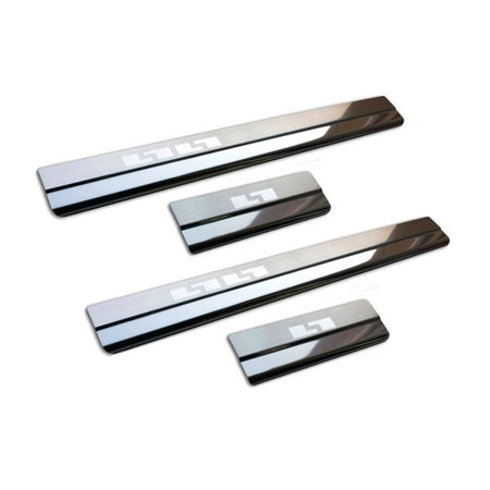 Protectii inox praguri usi Skoda Superb III, caroserie combi, fabricatie 09.2015 - prezent #1